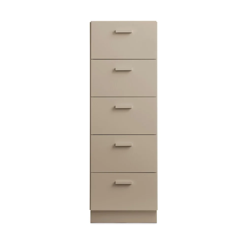 Relief kommode høy med sokkel 41x115 cm beige" v:4680200