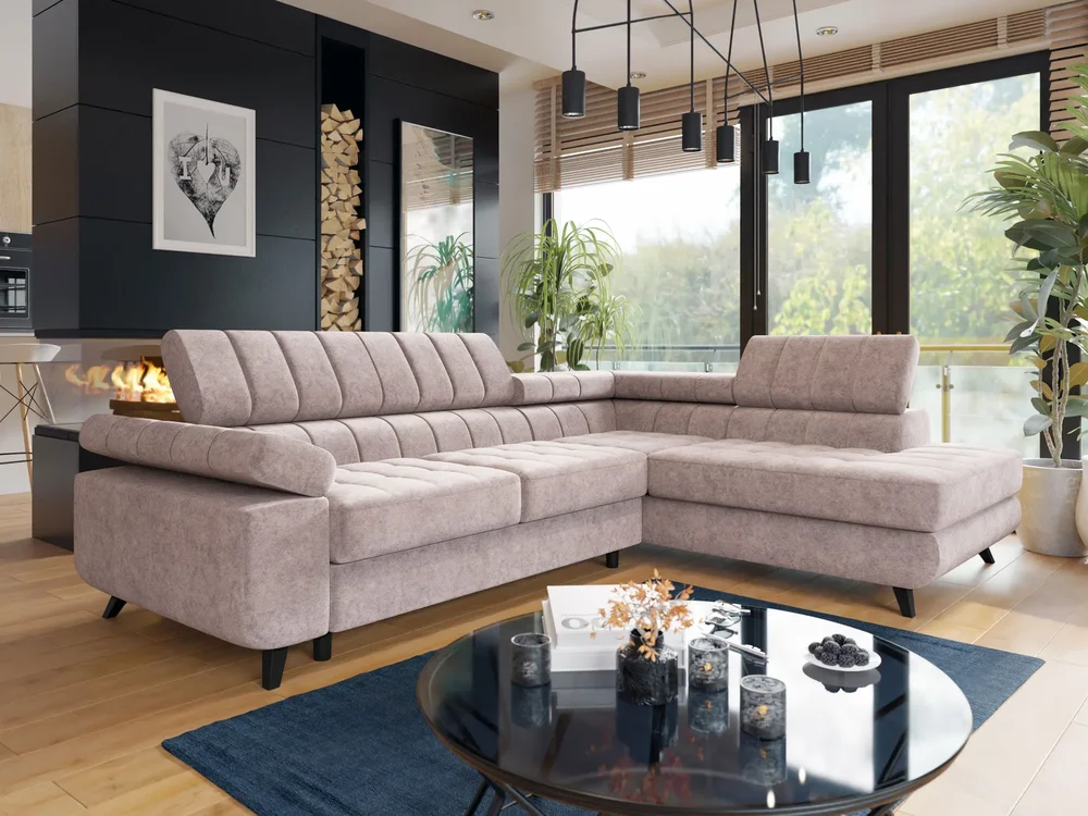 Amshyttan Sovesofa med sjeselong 4-seter v:1132290