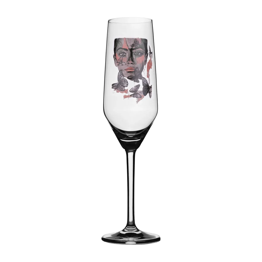 Butterfly Queen champagneglass v:3036339