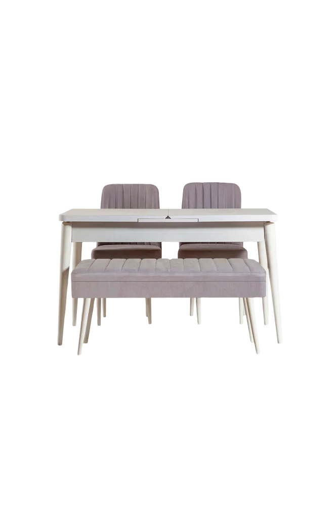 Sett med bord og stoler (4 deler) – Gina v:3775169 Sett med bord og stoler (4 deler) – Gina v:3775169