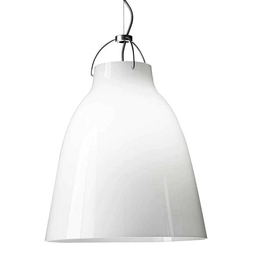 Caravaggio Opal Taklampe P3, 6m Ledning, Hvit v:5012005 Caravaggio Opal Taklampe P3, 6m Ledning, Hvit v:5012005