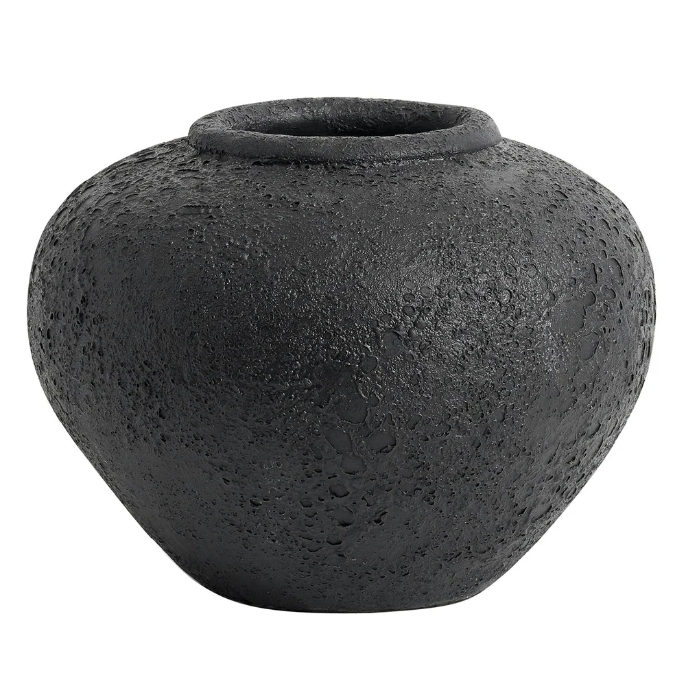 Luna Dekorativ Krukke H18 cm, Svart v:1392827 Luna Dekorativ Krukke H18 cm, Svart v:1392827