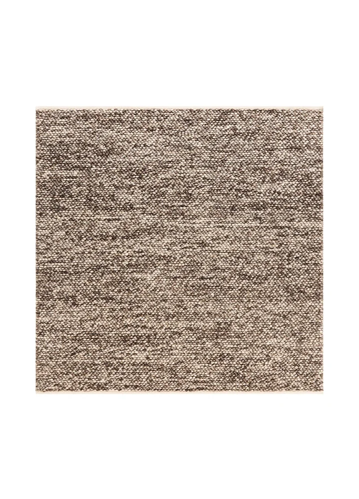 Håndvevd teppe KM Home Bubble kvadrat 240×240 cm Sjokolade Melange v:1470586