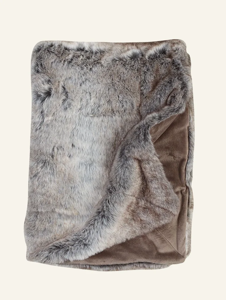 Pelspledd grå – 130×170 cm v:5006604