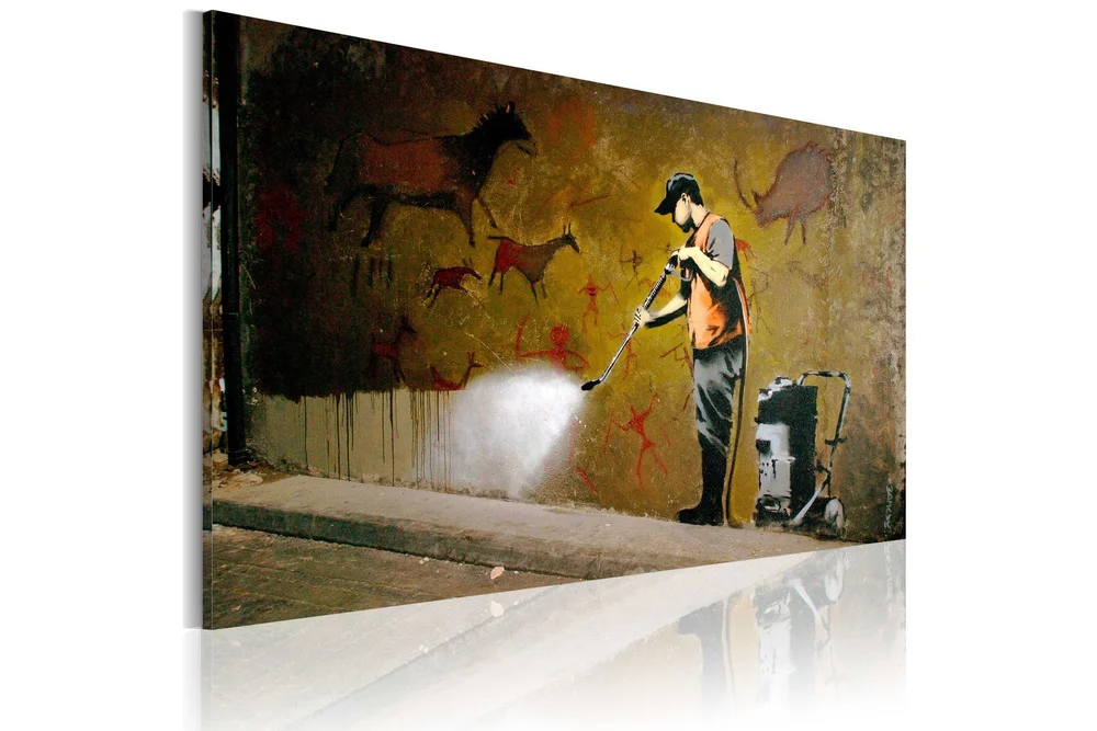 Bilde Whitewashing Lascaux Banksy 60x40 v:2554908