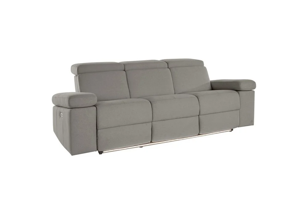 Sofa 3-seter Rayland Grå, Sunday Stoff, Elektrisk recliner v:2967760 Sofa 3-seter Rayland Grå, Sunday Stoff, Elektrisk recliner v:2967760