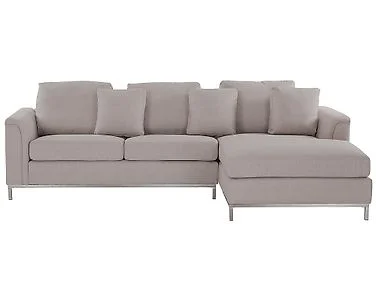 Hjørnesofa 4-seters OSLO Beige Venstrevendt v:3645669 Hjørnesofa 4-seters OSLO Beige Venstrevendt v:3645669