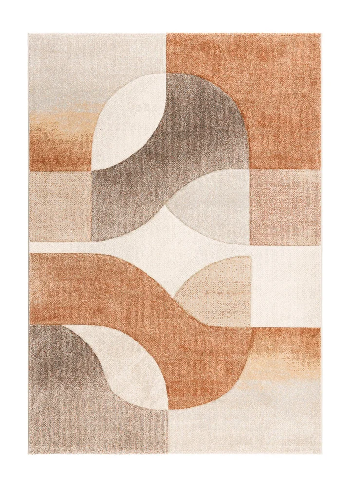 Maskinvevd teppe KM Home Brilliance Shape 140×200 cm Rust v:5050782 Maskinvevd teppe KM Home Brilliance Shape 140×200 cm Rust v:5050782