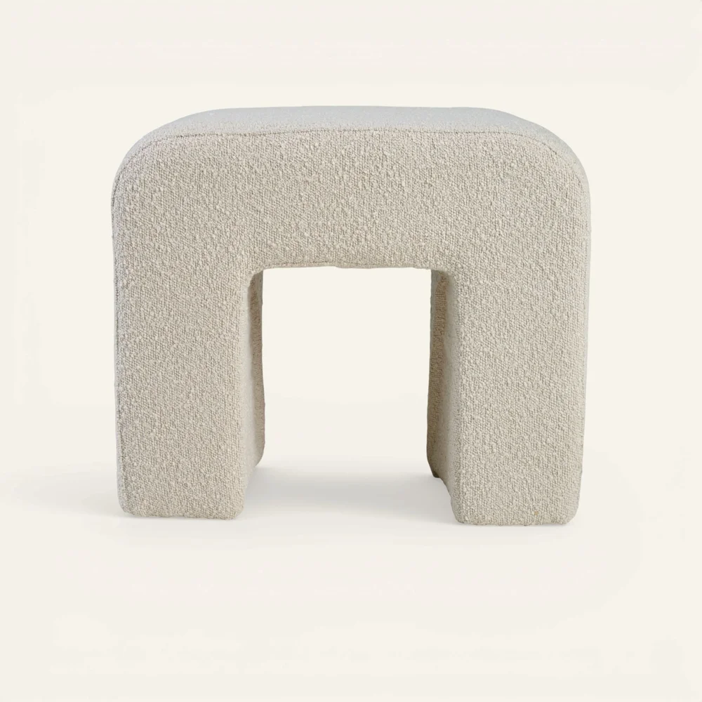 Puff lys beige – 40x50x43 cm v:2687278 Puff lys beige – 40x50x43 cm v:2687278