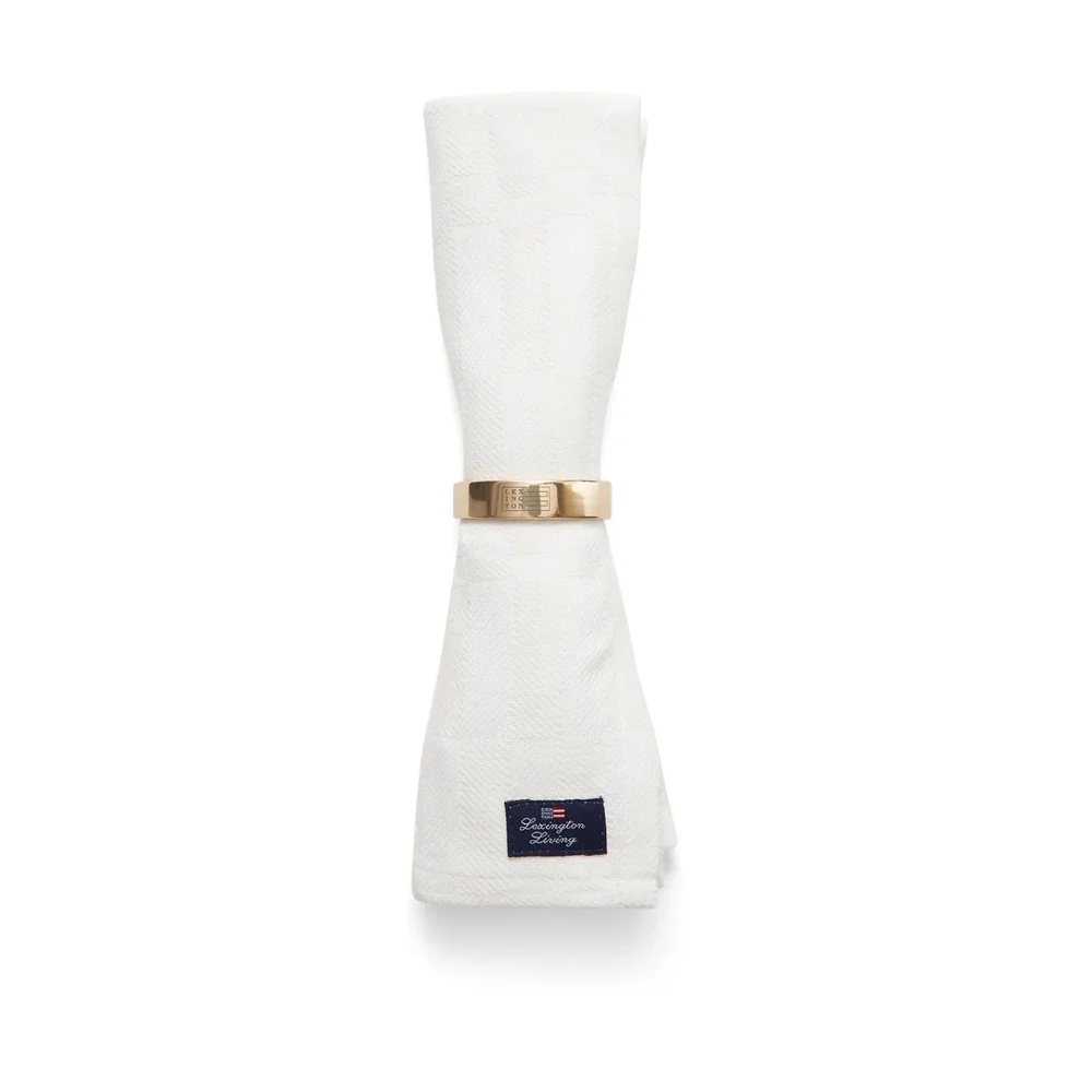 White Jacquard Cotton serviett 50×50 cm v:1385032
