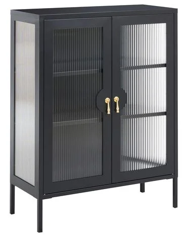 Kontorskap GLEORA Metall Svart v:4021760 Kontorskap GLEORA Metall Svart v:4021760