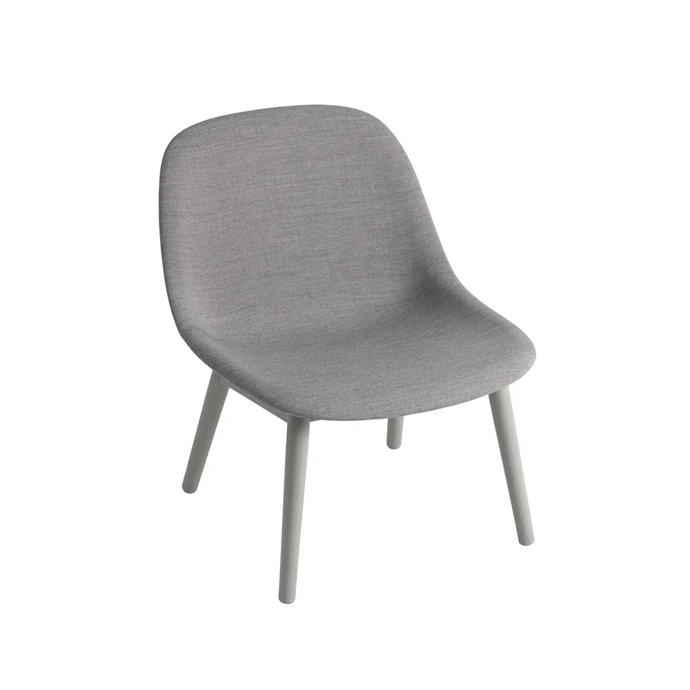 Fiber Lounge stol med eikebein v:1979260 Fiber Lounge stol med eikebein v:1979260