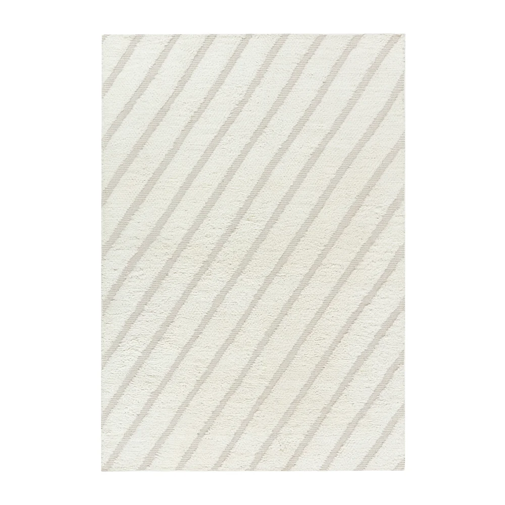 Cozy line ullteppe naturhvit v:4266327