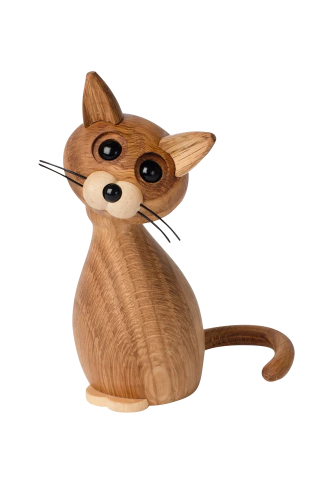 Tredekor Katt Lucky The Cat 15,9 cm – Natur – Dekor | m v:3791202 Tredekor Katt Lucky The Cat 15,9 cm – Natur – Dekor | m v:3791202