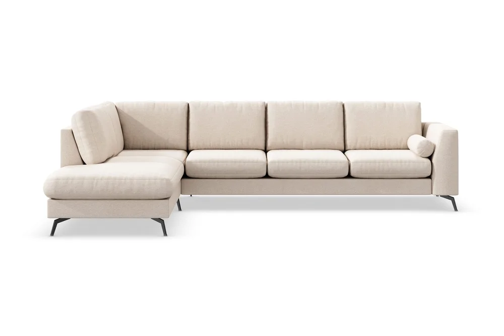 Ocean Lyx 4-seters Venstrevendt L-formet Sjeselongsofa i Stoff v:1448182