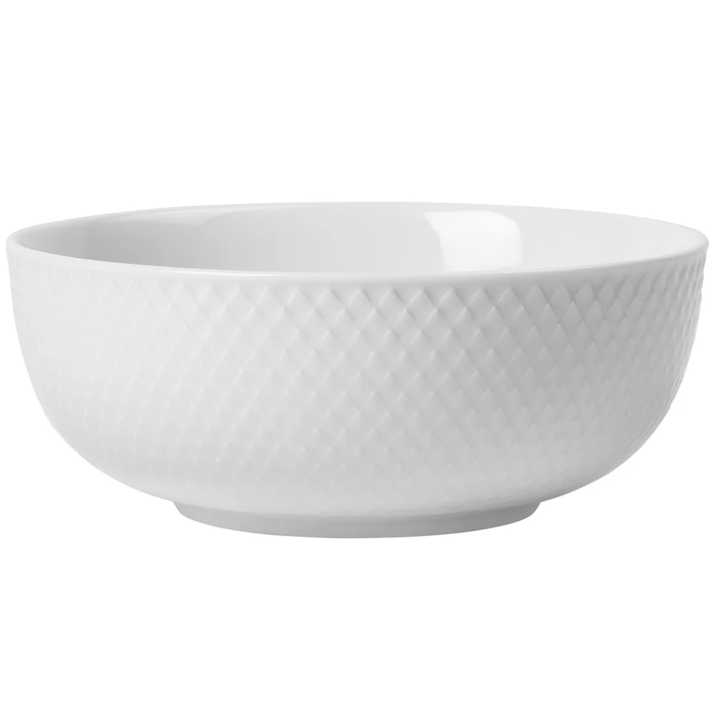 Rhombe Skål Ø15,5 cm, Hvit v:1578488