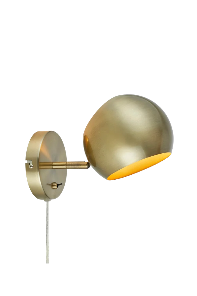 Vegglampe Edgar - Messing - Belysning | m v:3877235