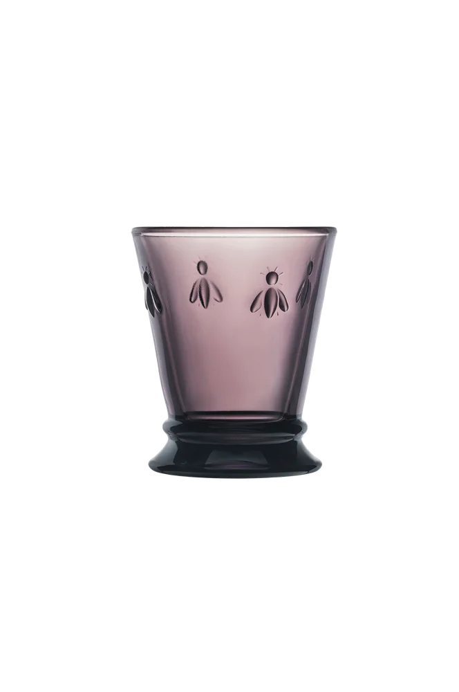 Vannglass Aubergine Abeille 6 glass La Rochere - Lilla - Kjøkken & husholdning | m v:4014773
