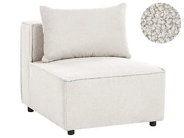 1-seters modul AXEBO Bouclé Off white v:1713489 1-seters modul AXEBO Bouclé Off white v:1713489