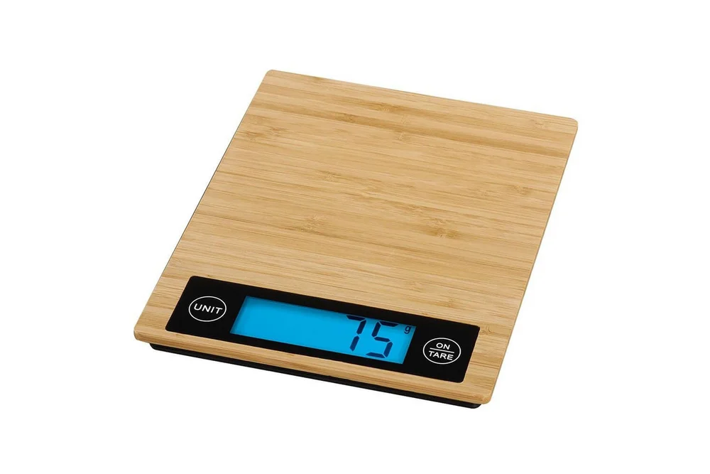 Kjøkkenvekt Xavax Bambu Max 5kg v:6124276
