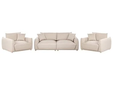 Sofagruppe 5-seters JUBEK Beige v:7430777 Sofagruppe 5-seters JUBEK Beige v:7430777