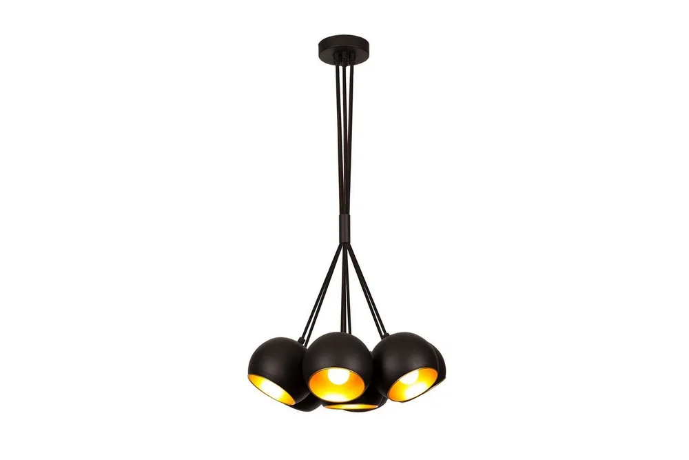 Taklampe Kelorn Svart / Gull v:5600217