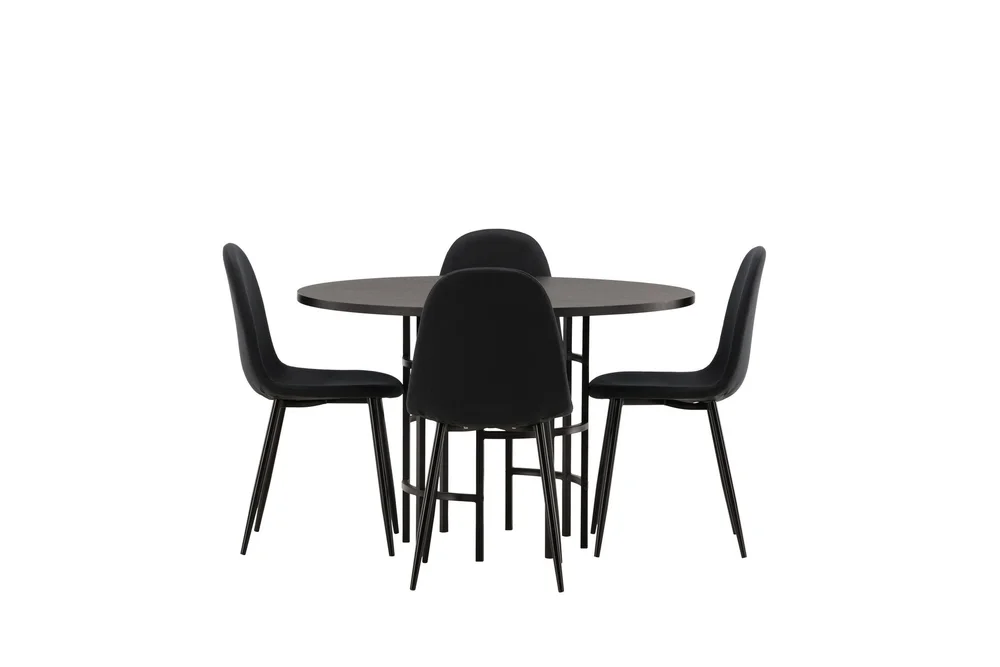 Copenhagen Spisegruppe 115 cm Rund med 4 Polar Stoler v:5166965