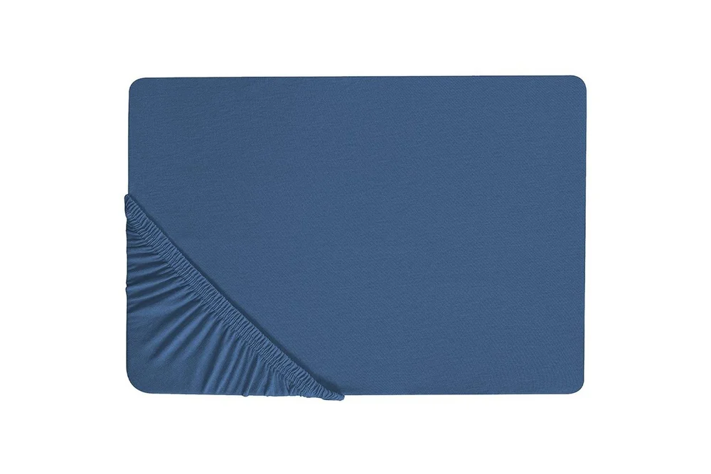 Laken med strikk Janbu Marineblå, 90×200 cm v:1749078 Laken med strikk Janbu Marineblå, 90×200 cm v:1749078
