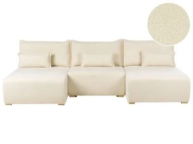 U-formet modulsofa NERBO Bouclé Off white v:3165743 U-formet modulsofa NERBO Bouclé Off white v:3165743