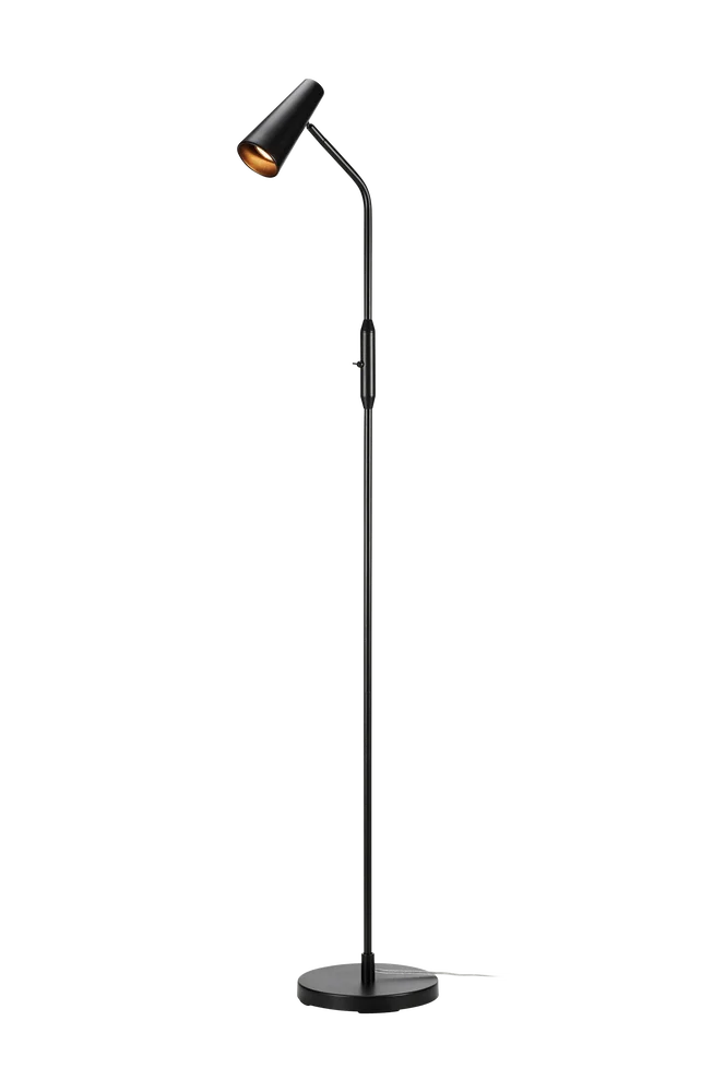 Gulvlampe Crest 1L – Svart – Belysning | m v:1259275 Gulvlampe Crest 1L – Svart – Belysning | m v:1259275