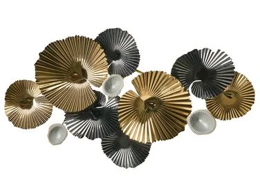 Veggdekorasjon FRANCIUM 50 cm Metall Flerfarget v:9701392