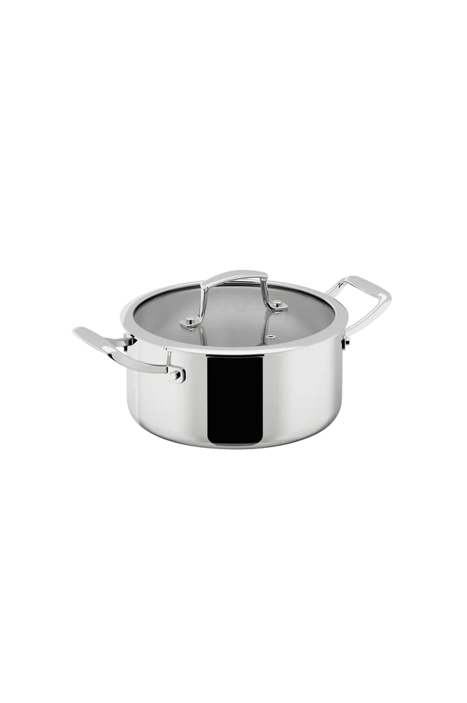 Stock Pot Trivence med glasslokk 3-lags 20*9,7 cm 3 L – Sølv – Kjøkken & husholdning | m v:6153580