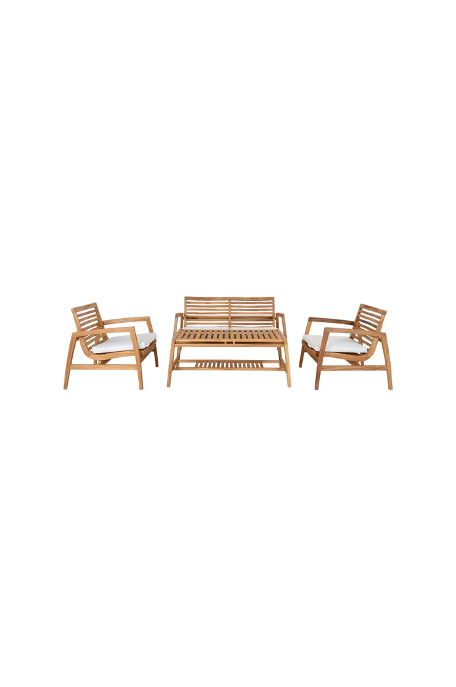 Loungesett Santander – Brun – Utemøbler & hage | m v:3275121