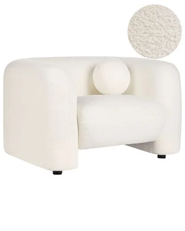 Lenestol LEIREN Bouclé Hvit v:6580452 Lenestol LEIREN Bouclé Hvit v:6580452