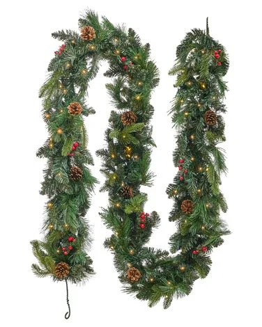 Julegirlander LED WHITEHORN 270 cm Mørkegrønn v:9134650
