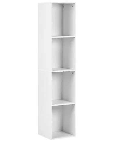 Bokhylle med 4 hyller WINNIPEG 143 cm Hvit v:5029237 Bokhylle med 4 hyller WINNIPEG 143 cm Hvit v:5029237