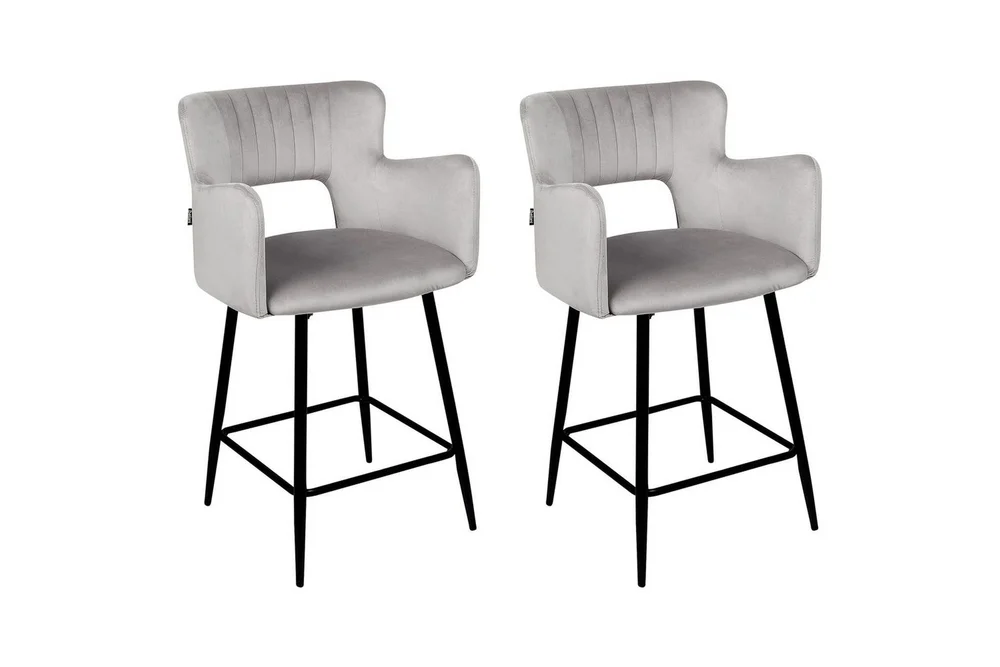 Barstol Beliani Sanilac set om 2 Blå-Svart Light grey VALUE_MISSING_18022 v:4094551