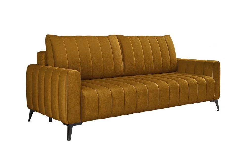 Graystone 2-sits Bäddsoffa Dark yellow v:2304587