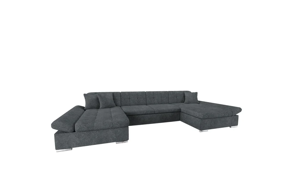 Dewitt Sovesofa med Dobbel Sjeselong 4-seter i Bouclé v:8736015