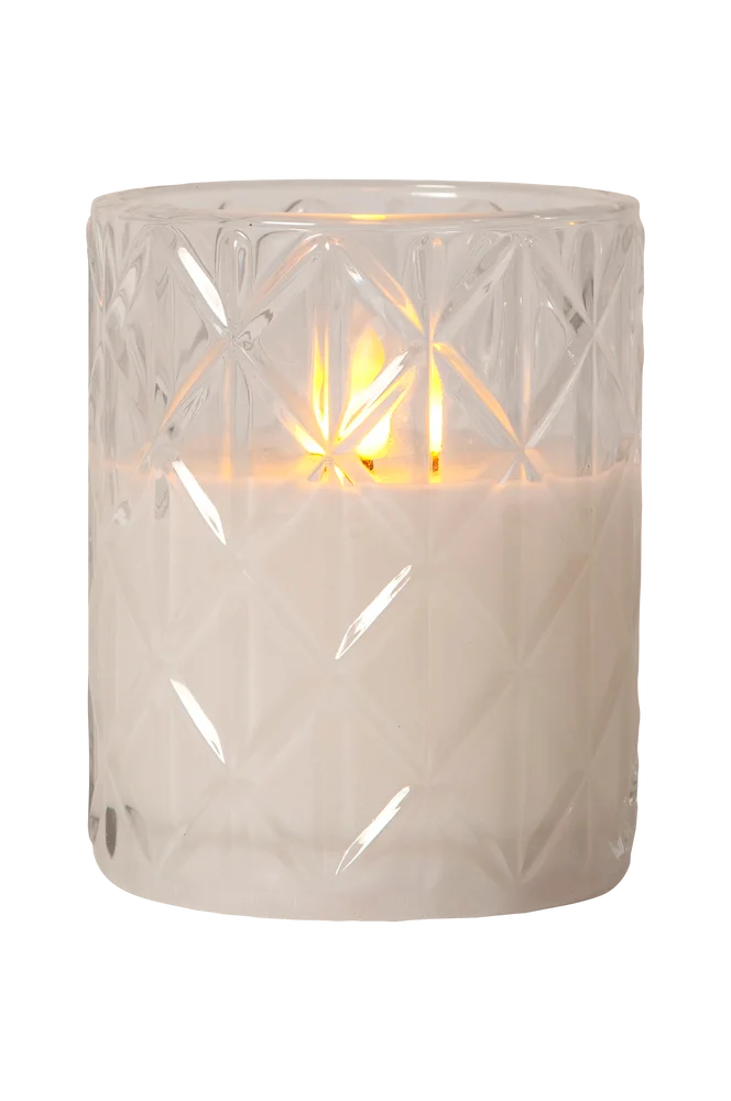 Flamme Romb 12cm – Transparent – Belysning | m v:113309