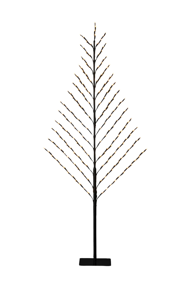 2-D svart tre, 150 cm, LED – Svart – Belysning | m v:4656466