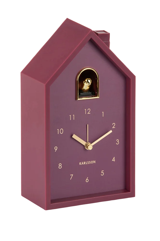 Vekkerklokke Modern Cuckoo - Lilla - Dekor | m v:6114347
