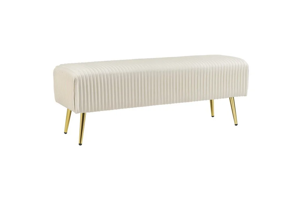Bänk Vit, Guld v:5191760 Bänk Vit, Guld v:5191760