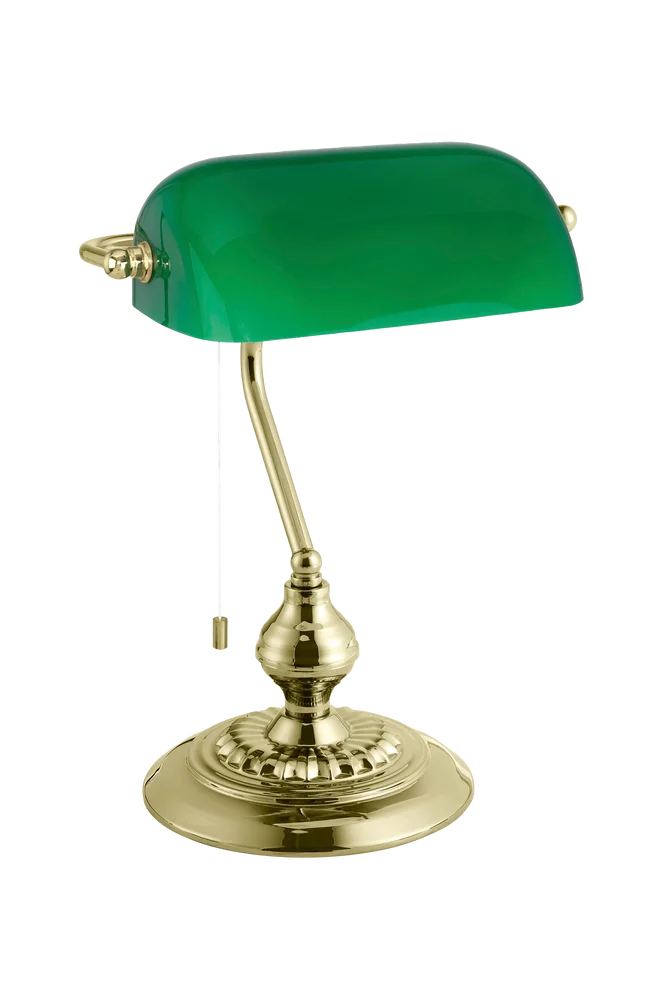 Skrivebordslampe Banker – Grønn – Belysning | m v:2755464 Skrivebordslampe Banker – Grønn – Belysning | m v:2755464