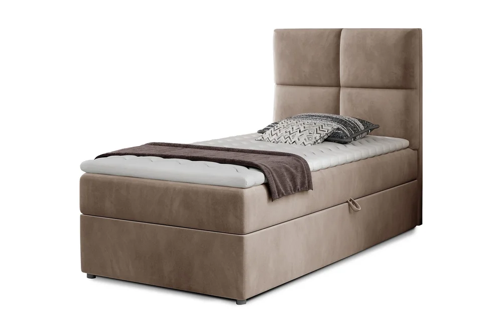 Oppbevaringsseng Lomagna 90x200 cm Rutete v:4119098