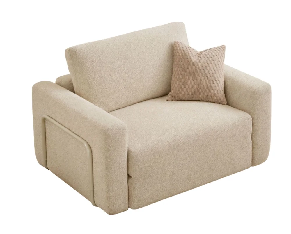 1-seters sovesofa Atelier Del Sofa Wello Single (80 x 70 cm) Krem v:8580819 1-seters sovesofa Atelier Del Sofa Wello Single (80 x 70 cm) Krem v:8580819