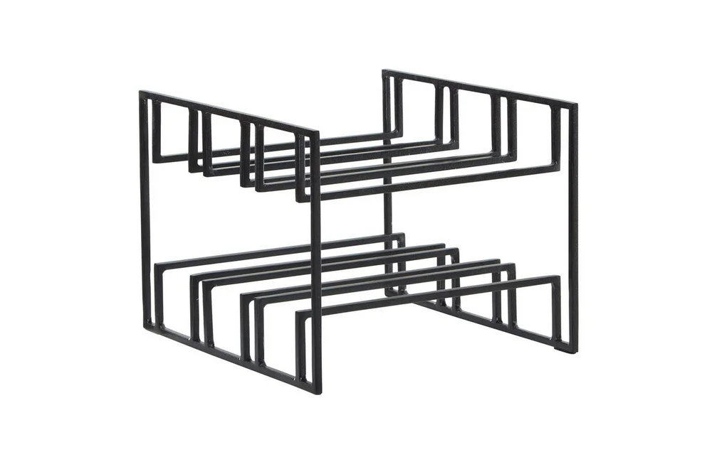 Vinstativ Wohnling Pulverlakkert metall plass til 6 flasker moderne v:3558231