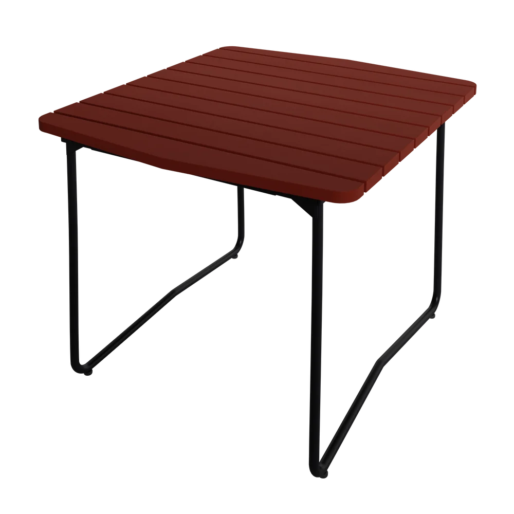 B31 Bord 92×84 cm, Mørkerød / Sort v:6816606 B31 Bord 92×84 cm, Mørkerød / Sort v:6816606