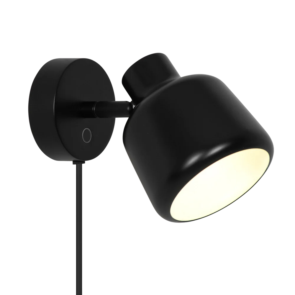Vegglampe Louella – Svart – Belysning | m v:9716425 Vegglampe Louella – Svart – Belysning | m v:9716425