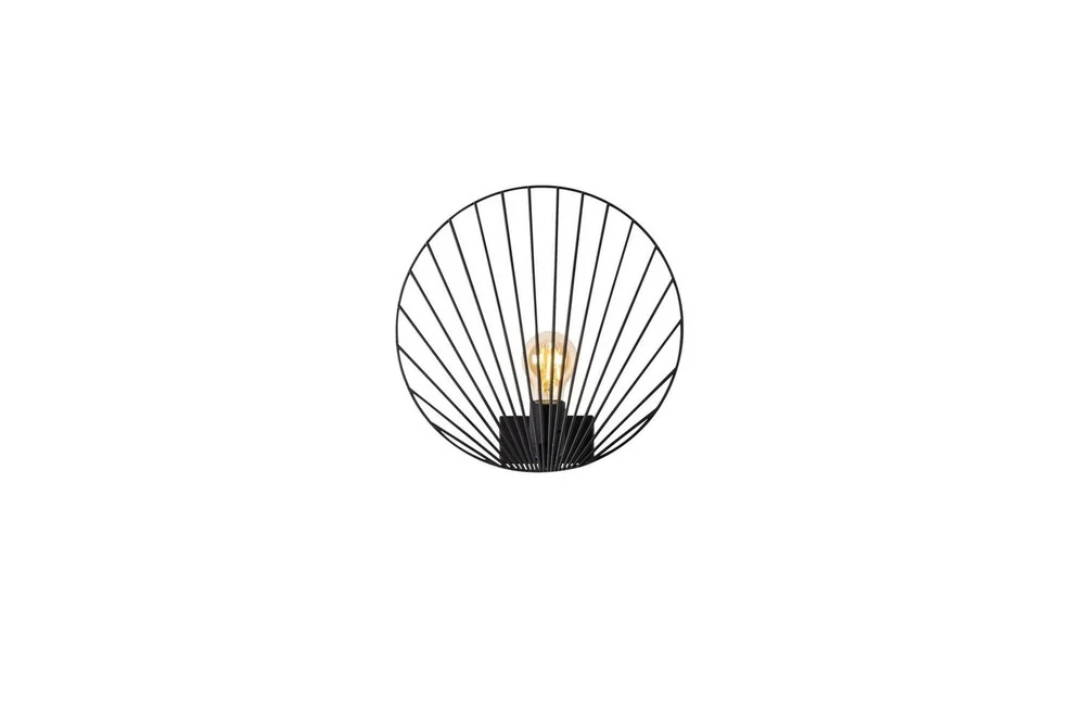 Vegg lampe Braneth Svart v:3607581